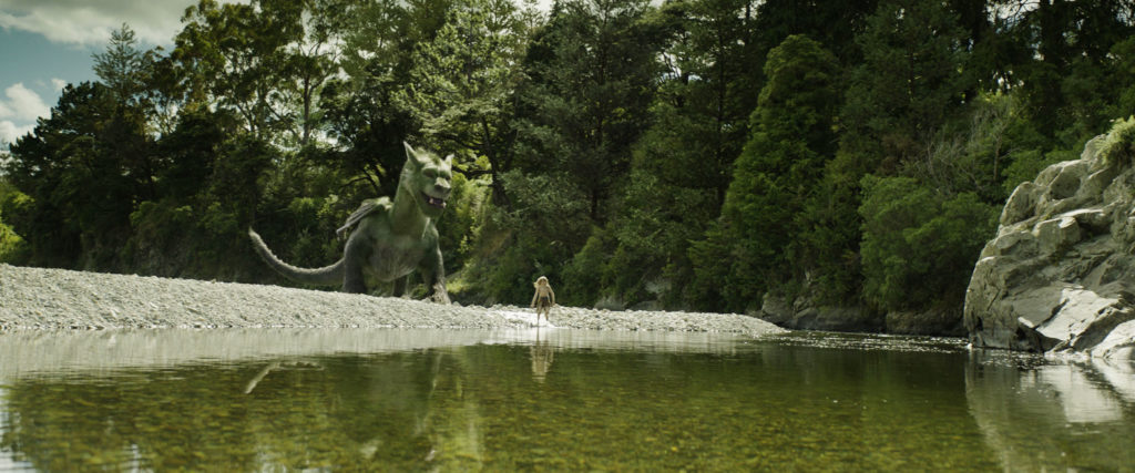 A re-imagining of Disney's cherished film, PETE'S DRAGON is the story of a boy named Pete (Oakes Fegley) and his best friend Elliot, who just happens to be a dragon. Photo Credit: ? 2016 Disney Enterprises, Inc. All Rights Reserved.